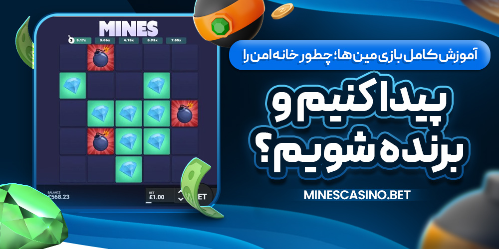 آموزش کامل بازی مین‌ ها؛ چطور خانه امن را پیدا کنیم و برنده شویم؟